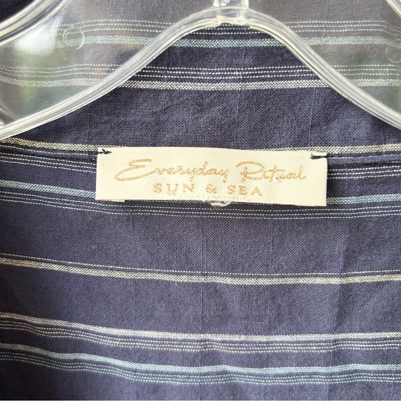 Everyday Ritual Sun & Sea Gina stripe cover-up tunic - Picture 5 of 8